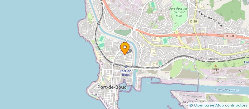 localisation de l'entreprise MONSIEUR TANGUY LANZETTA  MARTIGUES