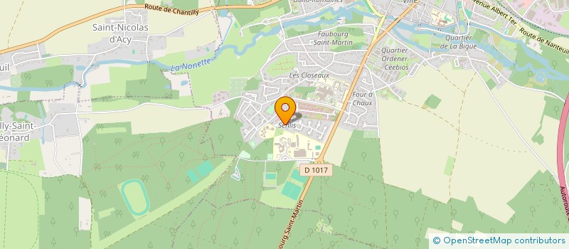localisation de l'entreprise MONSIEUR TANGUY LAVABRE à SENLIS