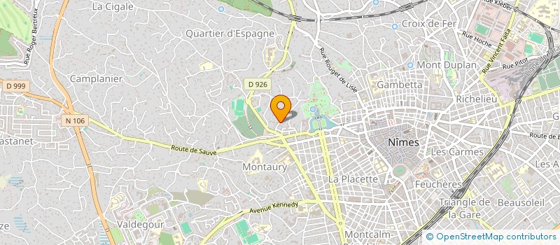 localisation de l'entreprise MONSIEUR TANGUY LE BRECH  NIMES