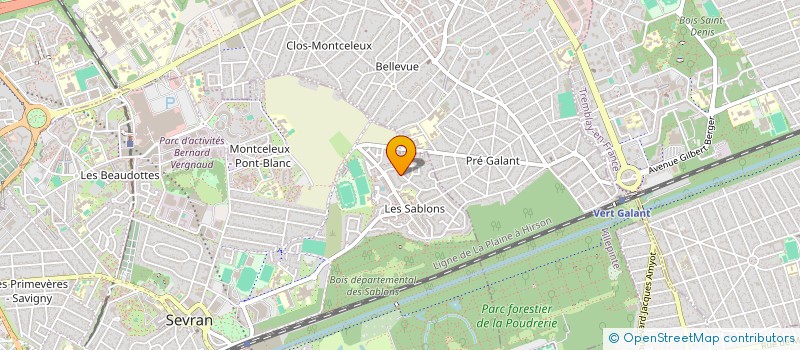 localisation de l'entreprise MONSIEUR TANGUY LE DUFF à SEVRAN