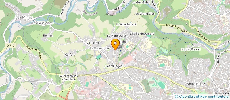 localisation de l'entreprise MONSIEUR TANGUY LE GOFF à SAINT-BRIEUC