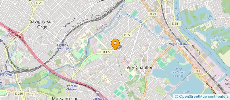 localisation de l'entreprise MONSIEUR TANGUY LE GOFFIC à VIRY-CHATILLON