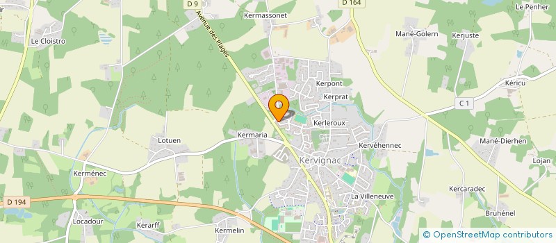 localisation de l'entreprise MONSIEUR TANGUY LE GUELLAUT à KERVIGNAC