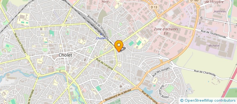 localisation de l'entreprise MONSIEUR TANGUY LE MOAL à CHOLET
