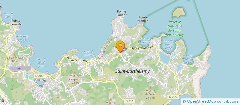 localisation de l'entreprise MONSIEUR TANGUY LE MORVAN  SAINT-BARTHELEMY