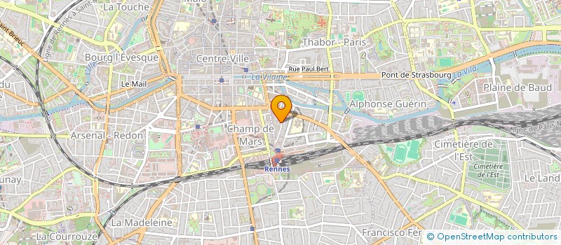 localisation de l'entreprise MONSIEUR TANGUY LEBRETON  RENNES