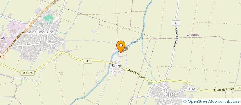 localisation de l'entreprise MONSIEUR TANGUY LEFORT  SAINT-BEAUZIRE