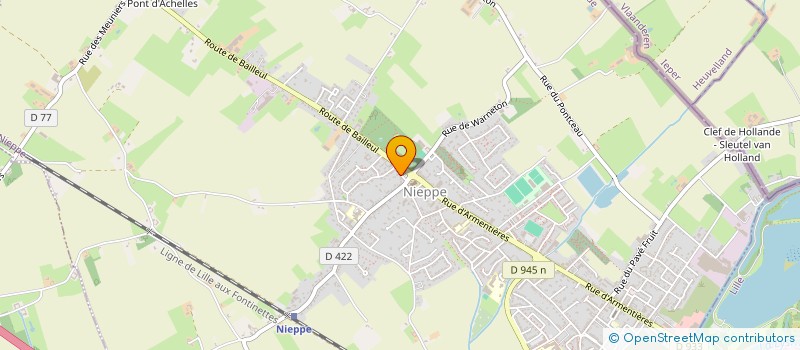 localisation de l'entreprise MONSIEUR TANGUY LEROY à NIEPPE
