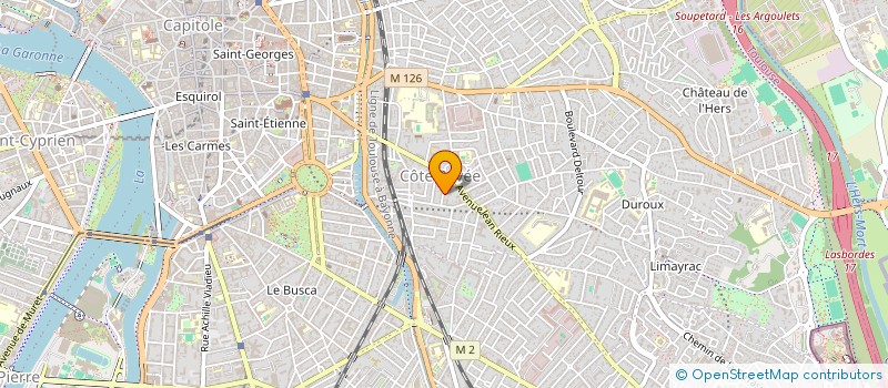 localisation de l'entreprise MONSIEUR TANGUY LESCURE  TOULOUSE