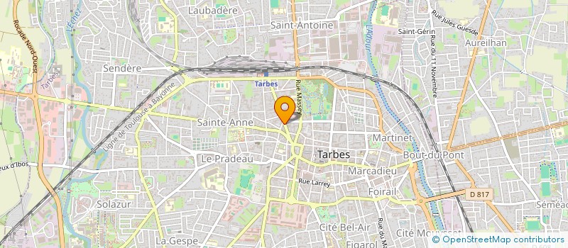 localisation de l'entreprise MONSIEUR TANGUY LETHOOR  TARBES