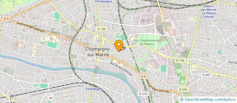 localisation de l'entreprise MONSIEUR TANGUY LIBERT à CHAMPIGNY-SUR-MARNE