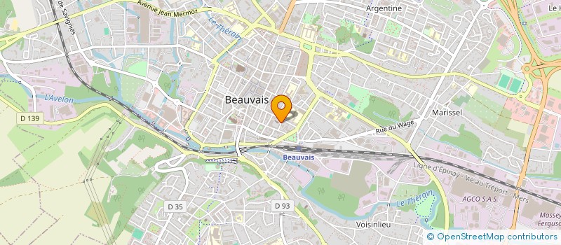 localisation de l'entreprise MONSIEUR TANGUY LOKONON  BEAUVAIS