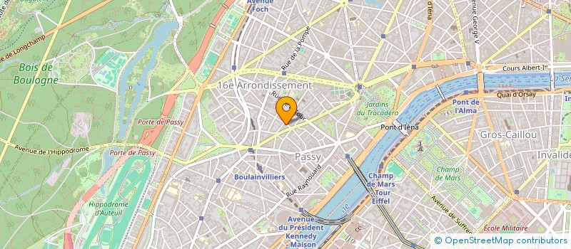 localisation de l'entreprise MONSIEUR TANGUY LOYSEL à PARIS 16