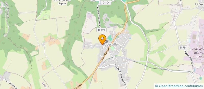 localisation de l'entreprise MONSIEUR TANGUY MALANDAIN  FROBERVILLE