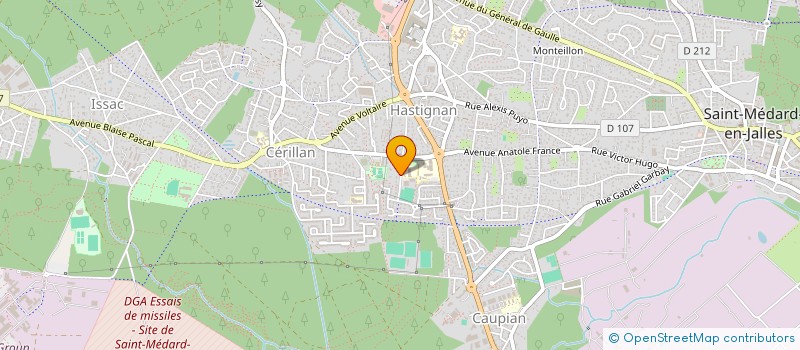 localisation de l'entreprise MONSIEUR TANGUY MANCHE  SAINT-MEDARD-EN-JALLES