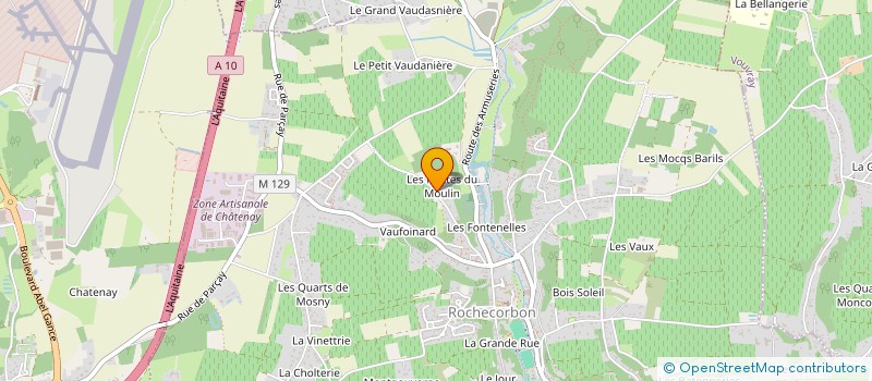 localisation de l'entreprise MONSIEUR TANGUY MARRET  ROCHECORBON