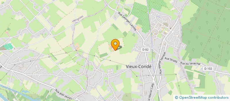 localisation de l'entreprise MONSIEUR TANGUY MEERSSEMAN  VIEUX-CONDE