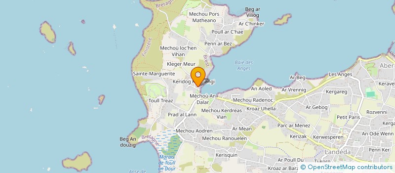 localisation de l'entreprise MONSIEUR TANGUY MELINAND  LANDEDA