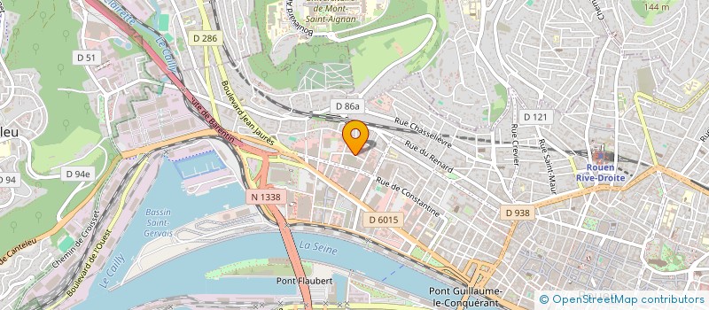 localisation de l'entreprise MONSIEUR TANGUY MENUISEMENT à ROUEN