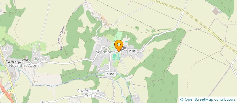 localisation de l'entreprise MONSIEUR TANGUY MERLIER  SEPTMONTS