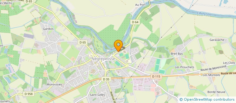 localisation de l'entreprise MONSIEUR TANGUY MERVANT  NEGREPELISSE