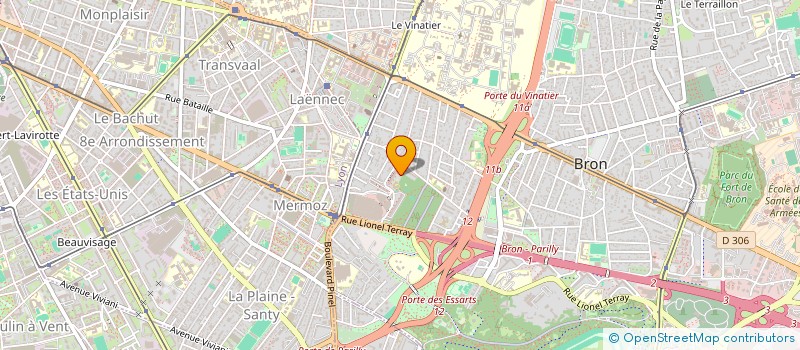 localisation de l'entreprise MONSIEUR TANGUY MICHE DE MALLERAY  BRON