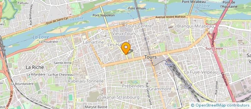 localisation de l'entreprise MONSIEUR TANGUY MORVAN  TOURS