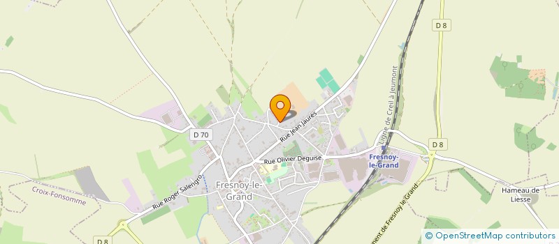 localisation de l'entreprise MONSIEUR TANGUY N GUENGUIMA  FRESNOY-LE-GRAND