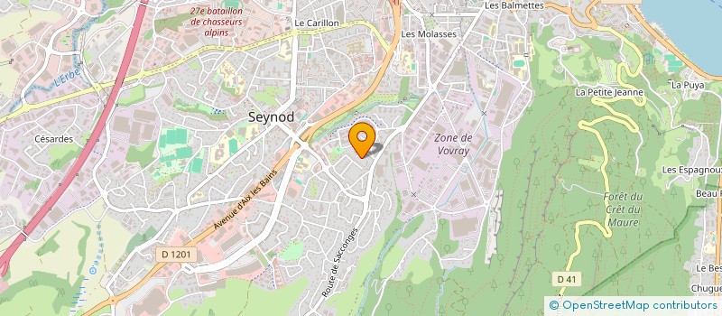 localisation de l'entreprise MONSIEUR TANGUY NEGRO  ANNECY