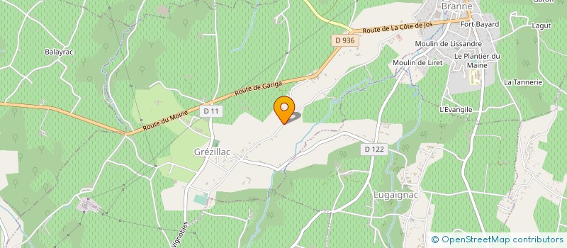 localisation de l'entreprise MONSIEUR TANGUY ORGET  GREZILLAC