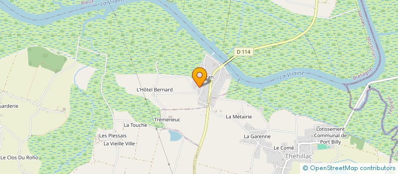 localisation de l'entreprise MONSIEUR TANGUY PACAULT  SAINT-DOLAY