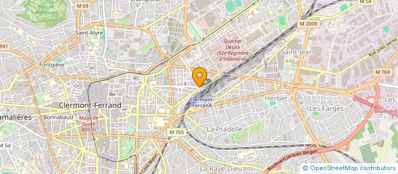 localisation de l'entreprise MONSIEUR TANGUY PETETIN  CLERMONT-FERRAND