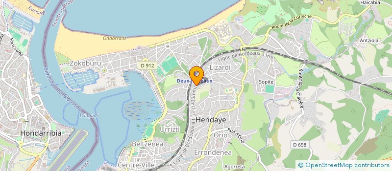 localisation de l'entreprise MONSIEUR TANGUY PICHOT à HENDAYE
