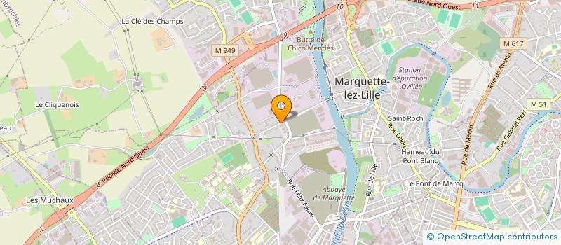 localisation de l'entreprise MONSIEUR TANGUY RICHEZ à MARQUETTE-LEZ-LILLE