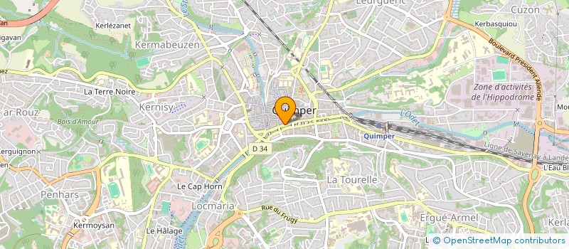 localisation de l'entreprise MONSIEUR TANGUY ROHOU à QUIMPER