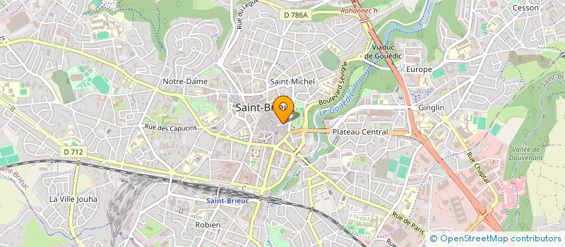 localisation de l'entreprise MONSIEUR TANGUY ROUAULT à SAINT-BRIEUC