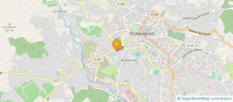 localisation de l'entreprise MONSIEUR TANGUY SAILLAN  DRAGUIGNAN