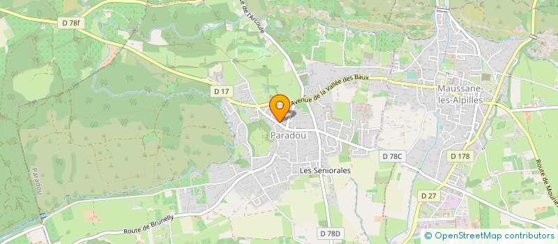 localisation de l'entreprise MONSIEUR TANGUY SALMIERI  PARADOU