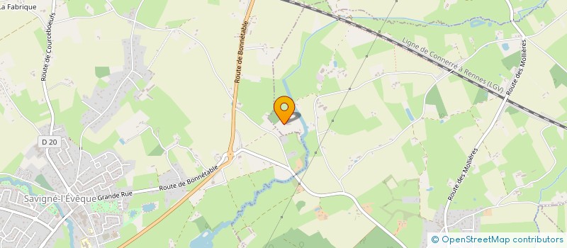 localisation de l'entreprise MONSIEUR TANGUY SARAZIN  SAVIGNE L EVEQUE