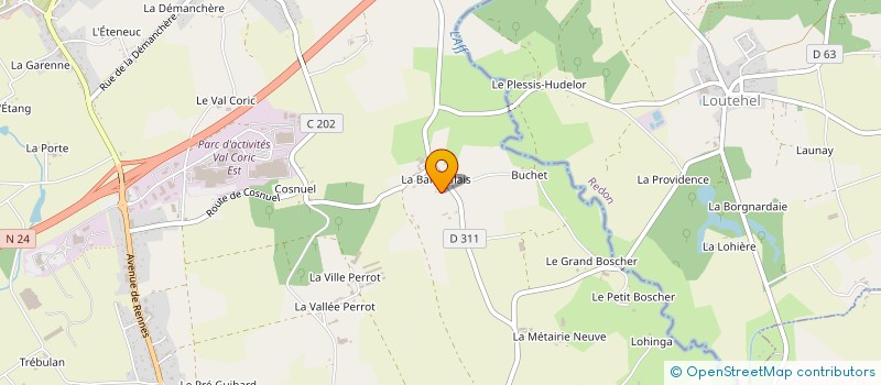 localisation de l'entreprise MONSIEUR TANGUY SAROUILLE à GUER