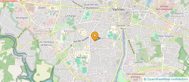 localisation de l'entreprise MONSIEUR TANGUY SEVENO à VANNES