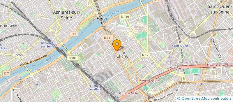 localisation de l'entreprise MONSIEUR TANGUY SICARD à CLICHY