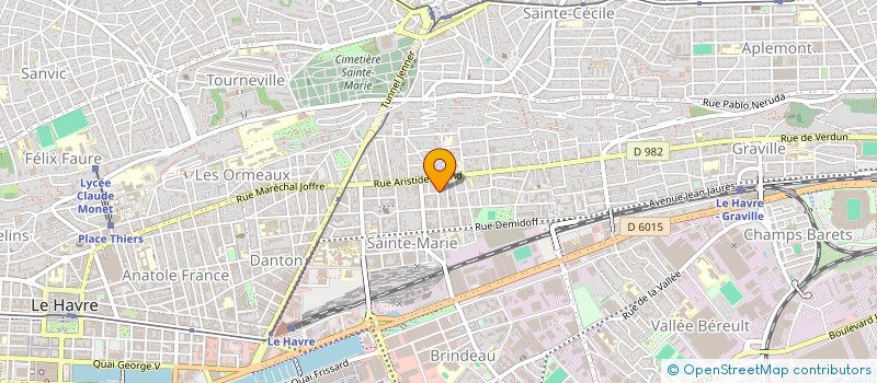 localisation de l'entreprise MONSIEUR TANGUY SICARD  LE HAVRE