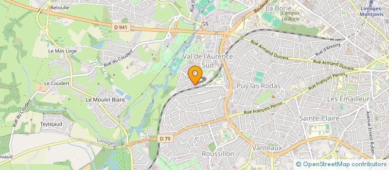 localisation de l'entreprise MONSIEUR TANGUY SOULAS à LIMOGES