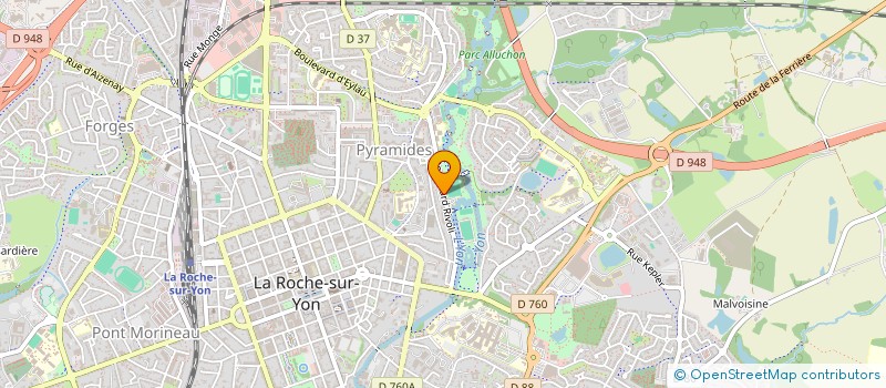 localisation de l'entreprise MONSIEUR TANGUY SOURISSEAU à LA ROCHE-SUR-YON