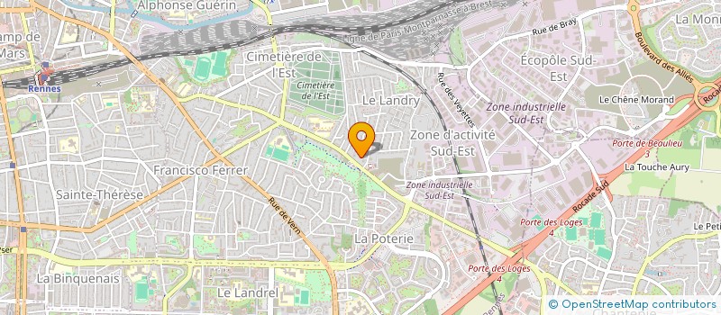 localisation de l'entreprise MONSIEUR TANGUY TOURNESAC  RENNES