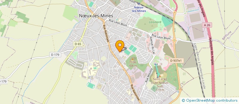 localisation de l'entreprise MONSIEUR TANGUY TRANAIN à NŒUX-LES-MINES