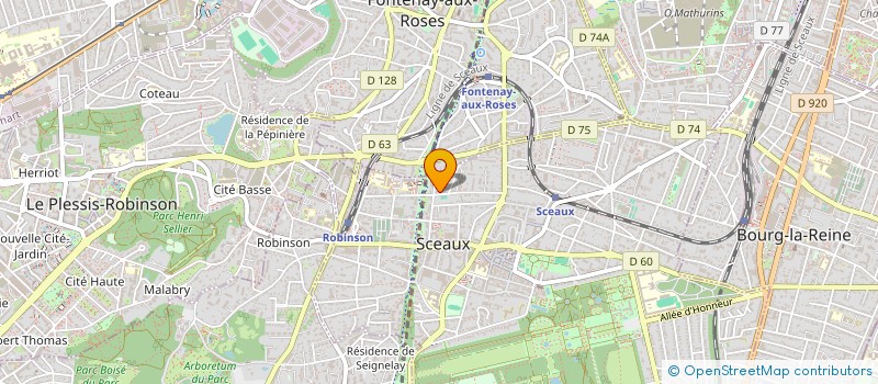 localisation de l'entreprise MONSIEUR TANGUY VALIN  SCEAUX