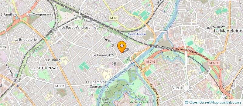 localisation de l'entreprise MONSIEUR TANGUY VANHOLLEBEKE à LAMBERSART