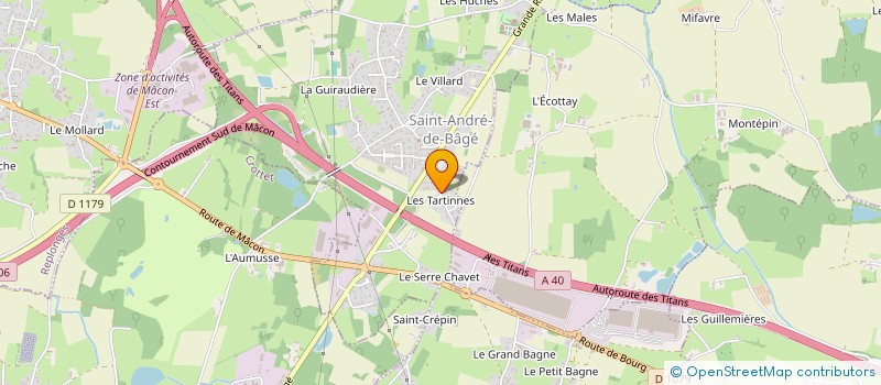 localisation de l'entreprise MONSIEUR TANGUY VINIERE  SAINT-ANDRE-DE-BAGE